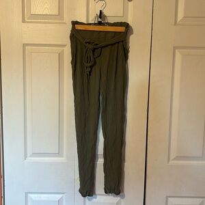 Green american eagle dress pants